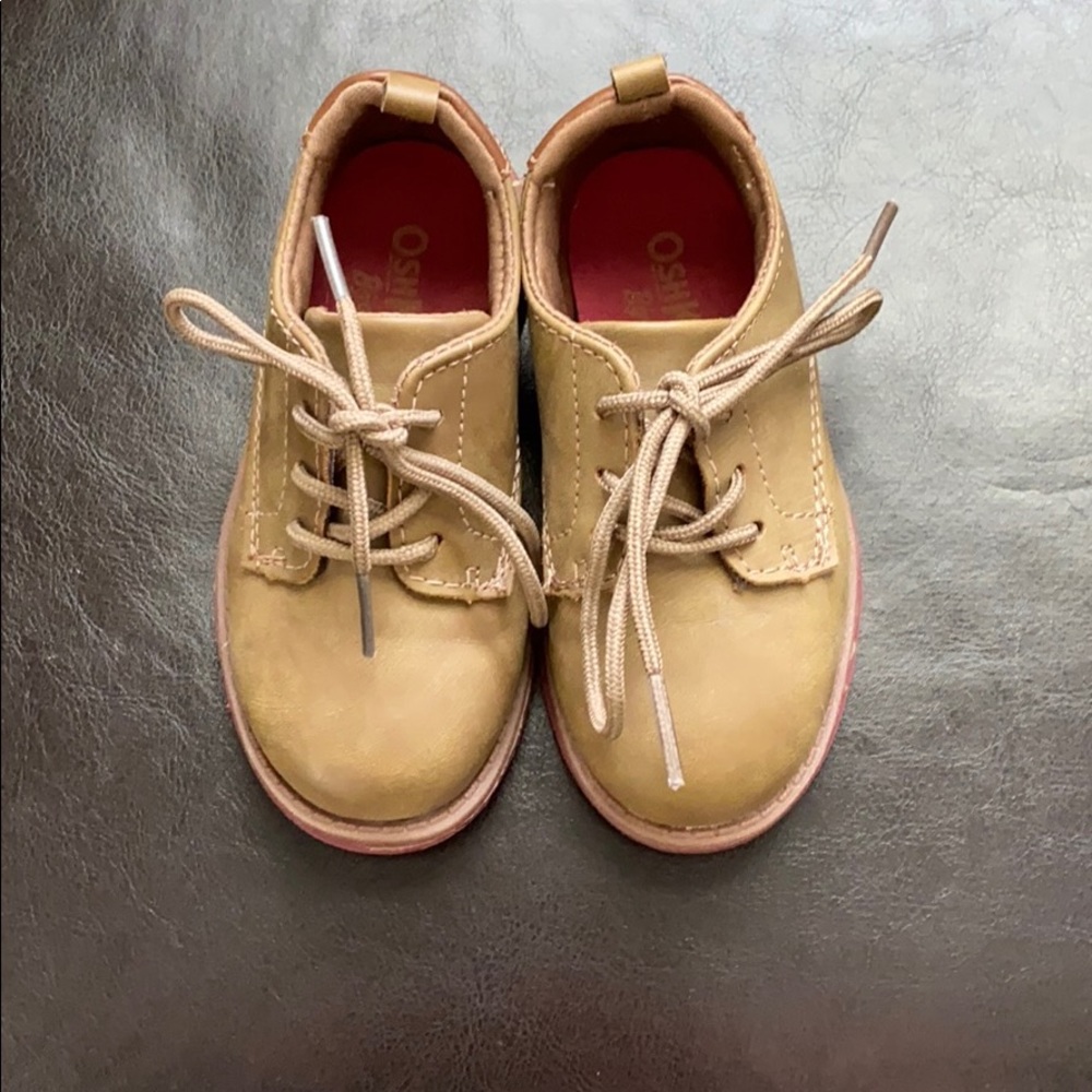 Boys Brown Lace Up Dress Shoe